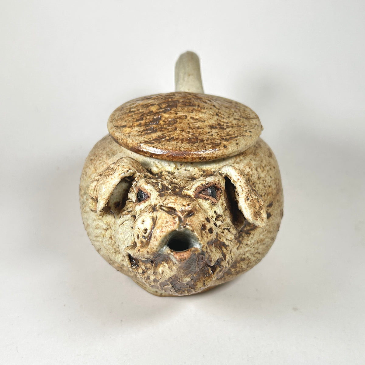 Camp Climax Pottery Hennig Studio Rabbit Hare Ceramic Teapot