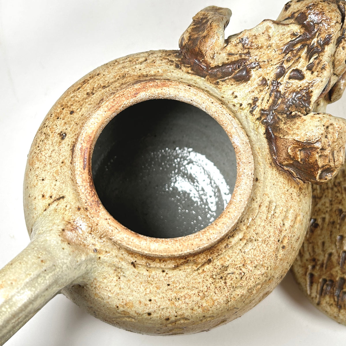 Camp Climax Pottery Hennig Studio Rabbit Hare Ceramic Teapot