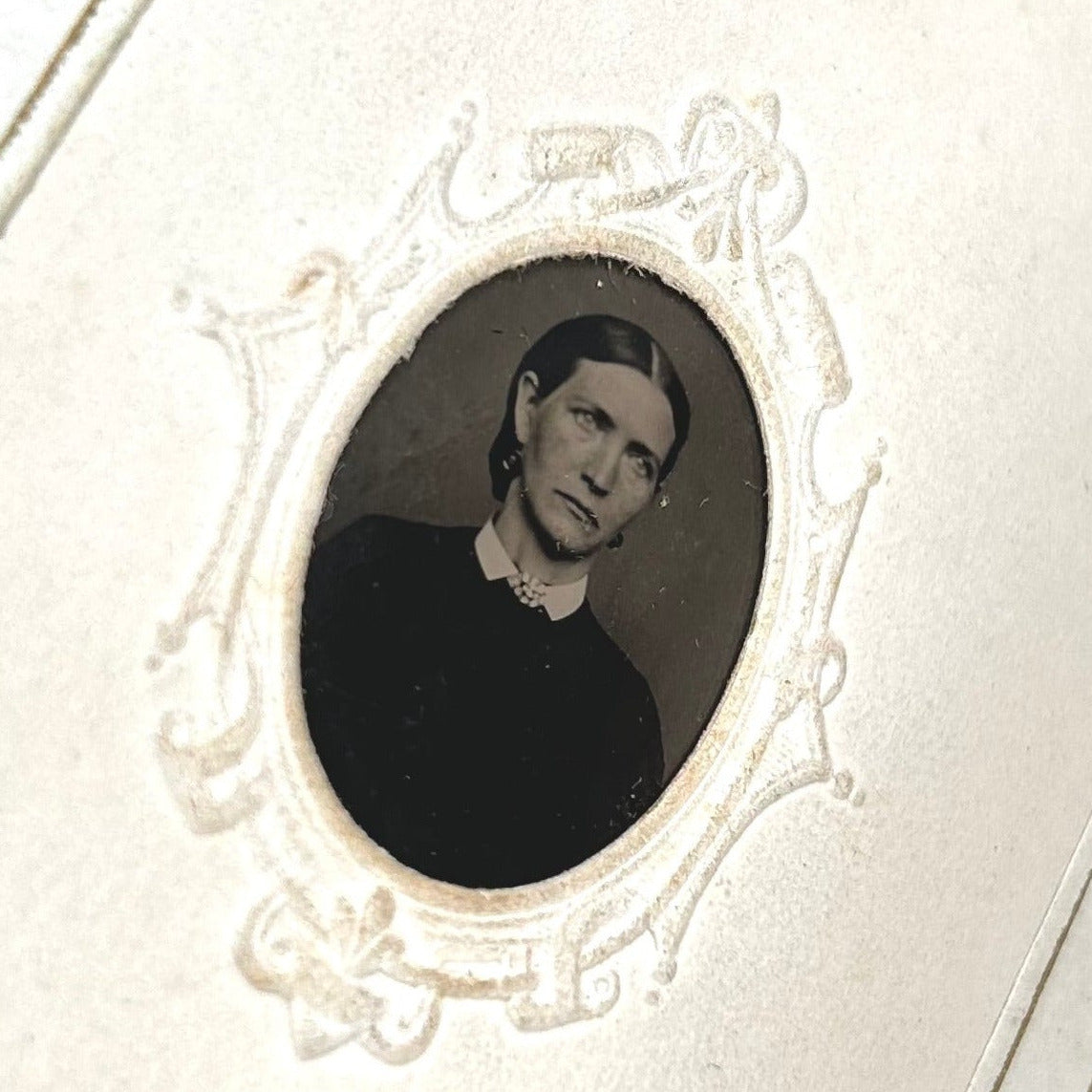 Victorian Photo Album Filled with Tintypes, Photos, and Carte de Visite