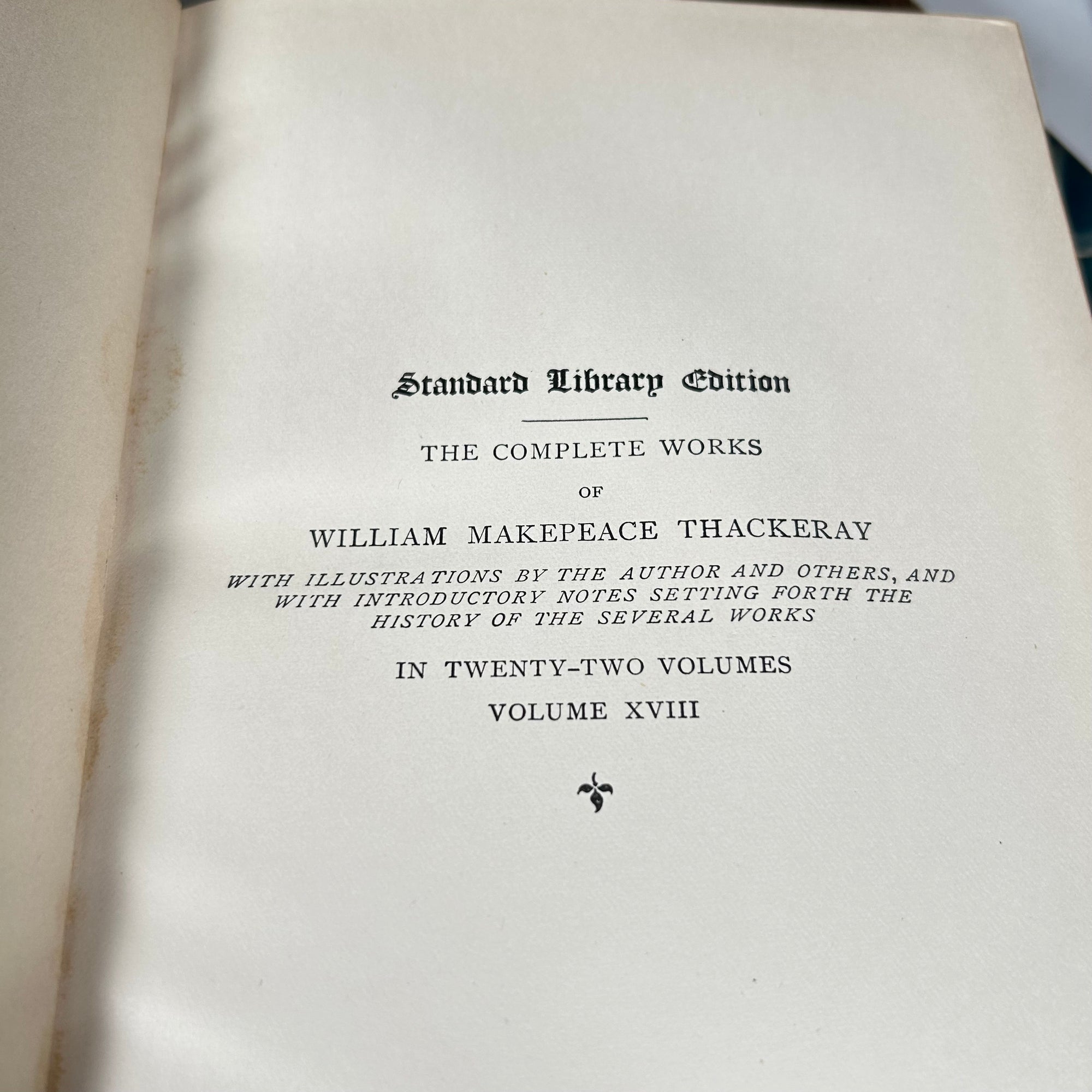 The Complete Works of William Makepeace Thackeray 1889 Riverside Press. Incomplete Set