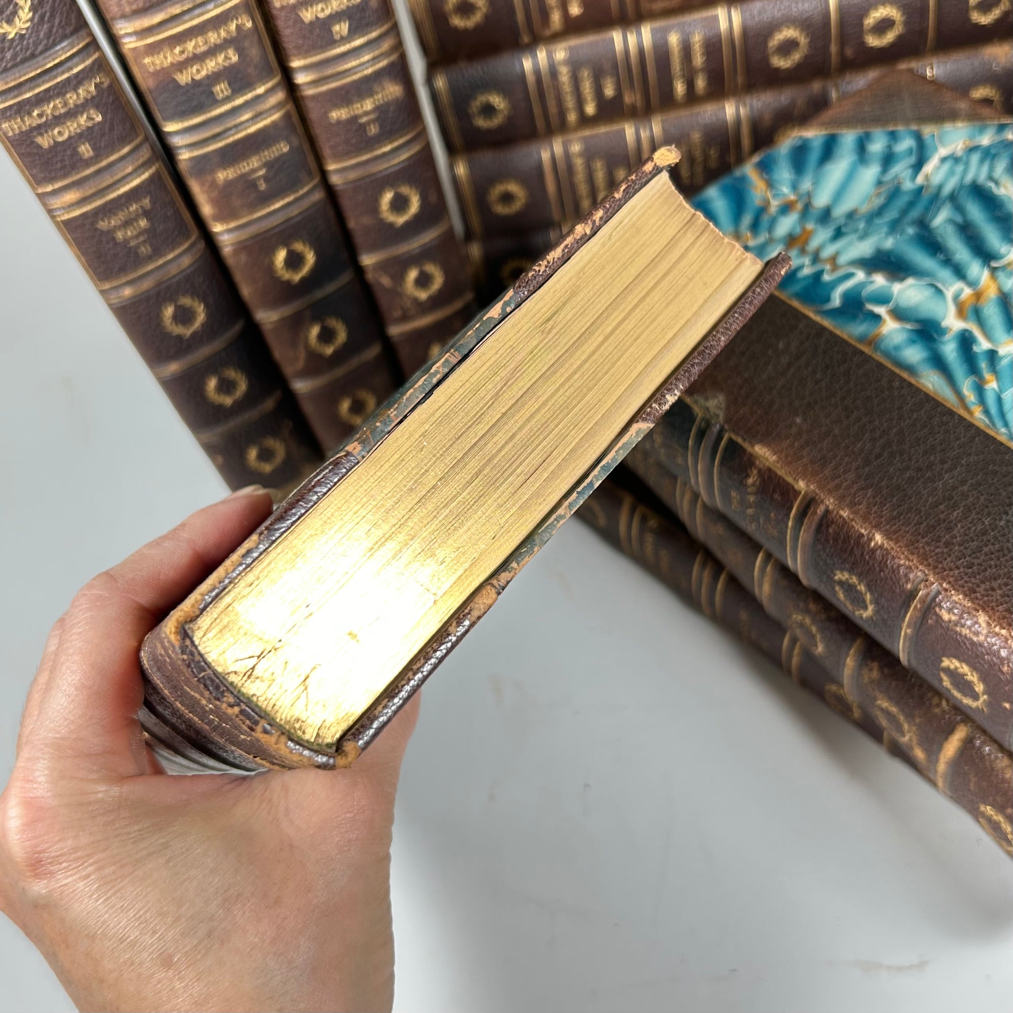 The Complete Works of William Makepeace Thackeray 1889 Riverside Press. Incomplete Set