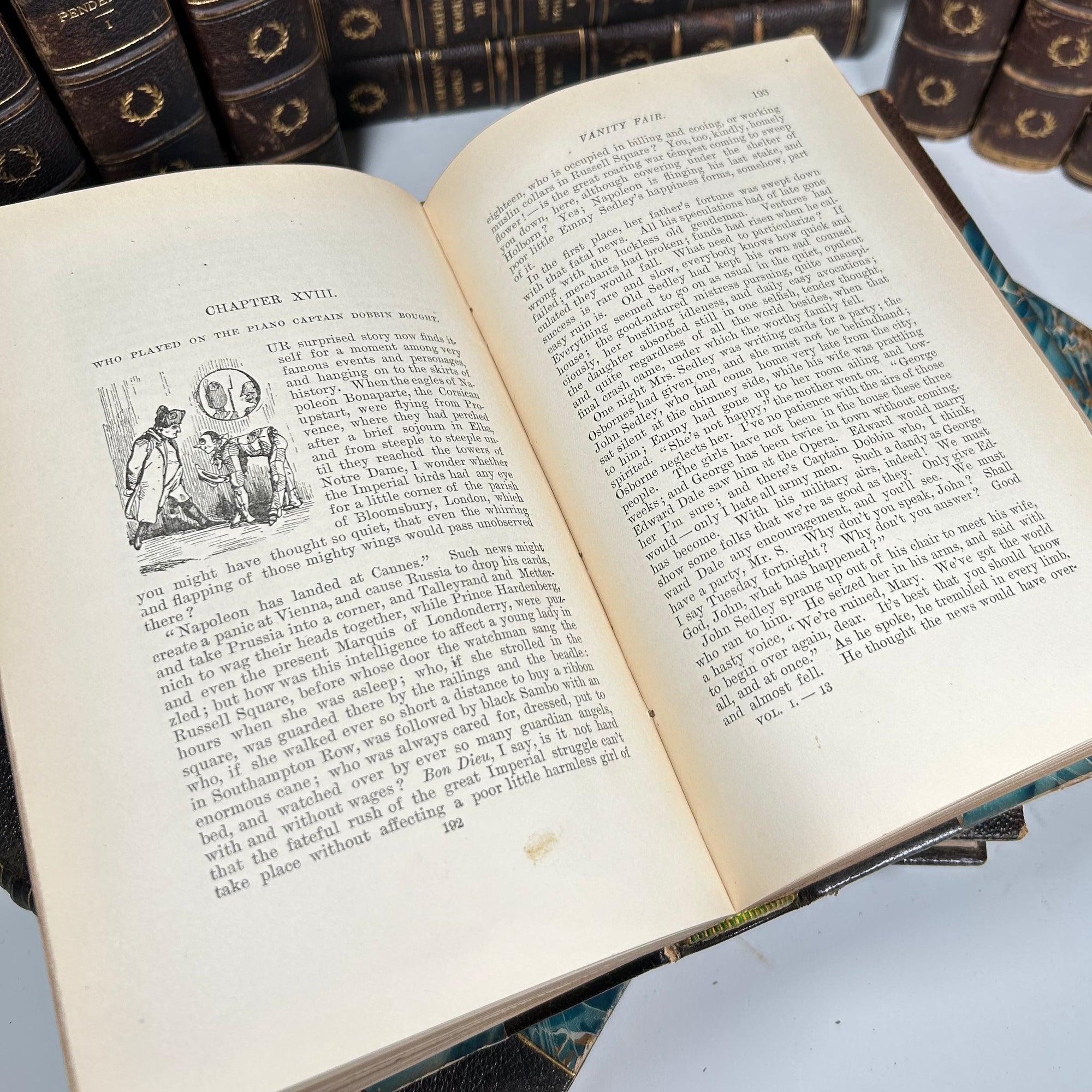 The Complete Works of William Makepeace Thackeray 1889 Riverside Press. Incomplete Set