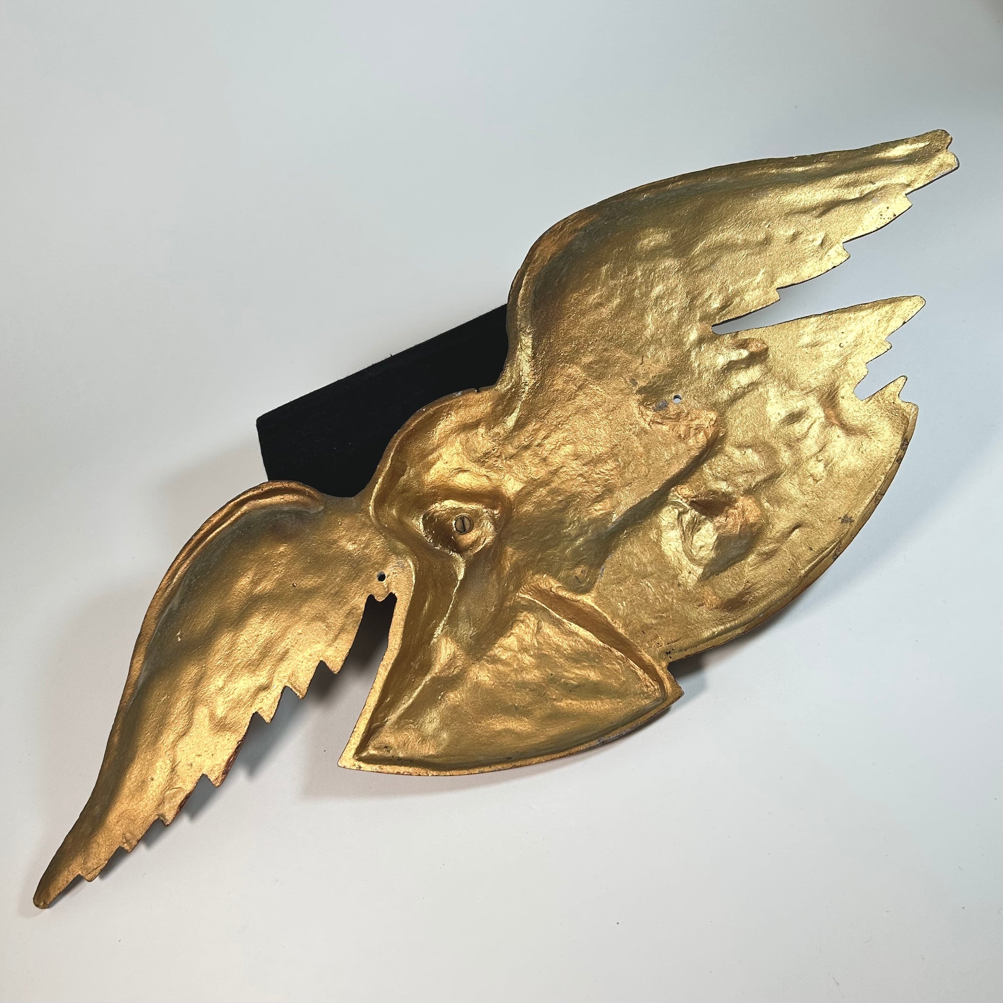 American Military Eagle, Shield, and Arrows Sculptural Wall Plaque