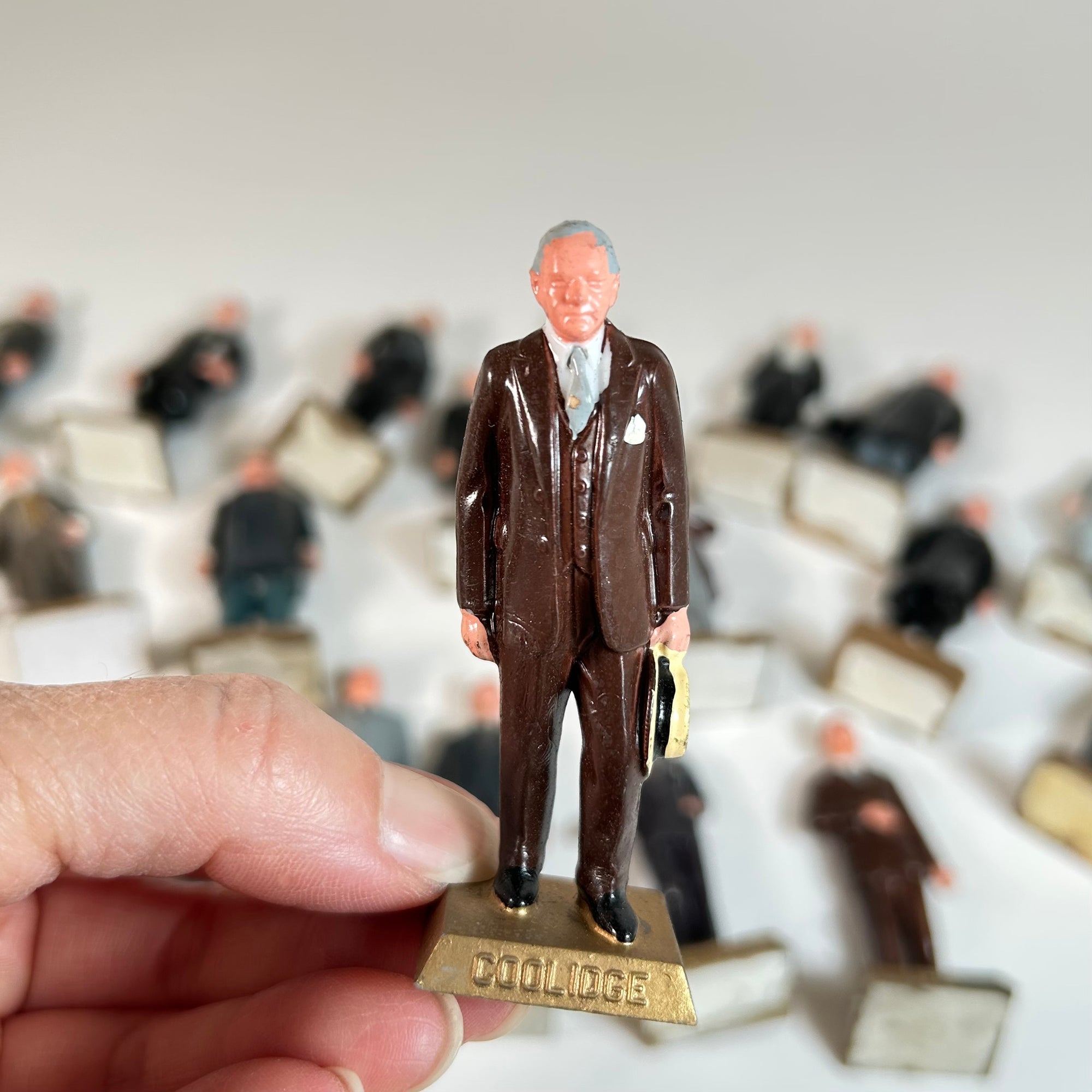 Vintage Marx President Figurines - Hand Painted - 21 Pieces - Free Shipping