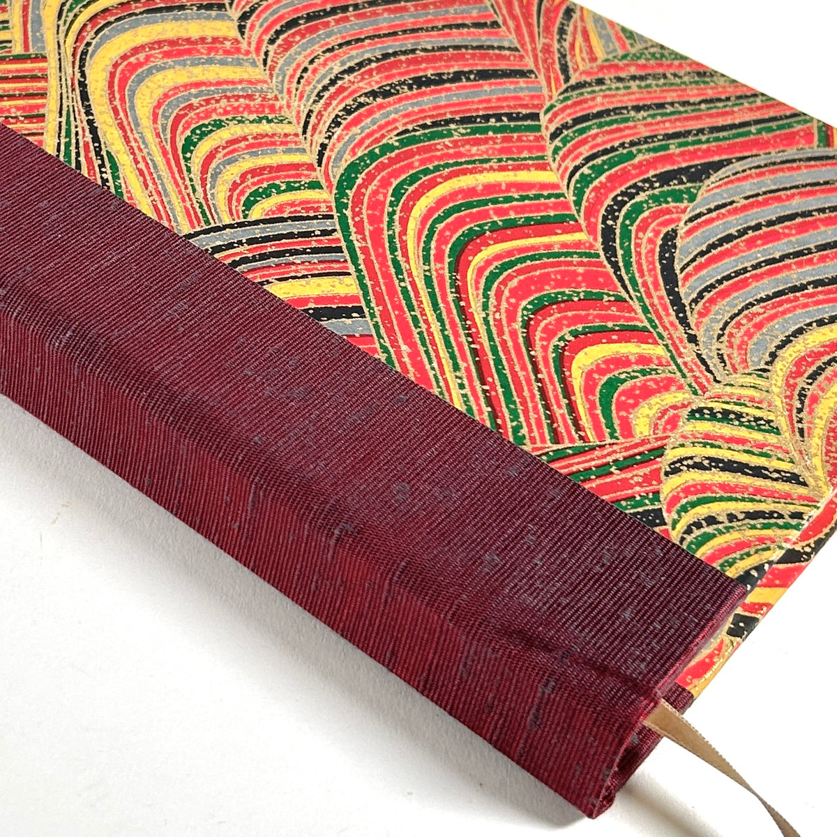 Unlined Journal with Red Wave Cover by Eight Books SF