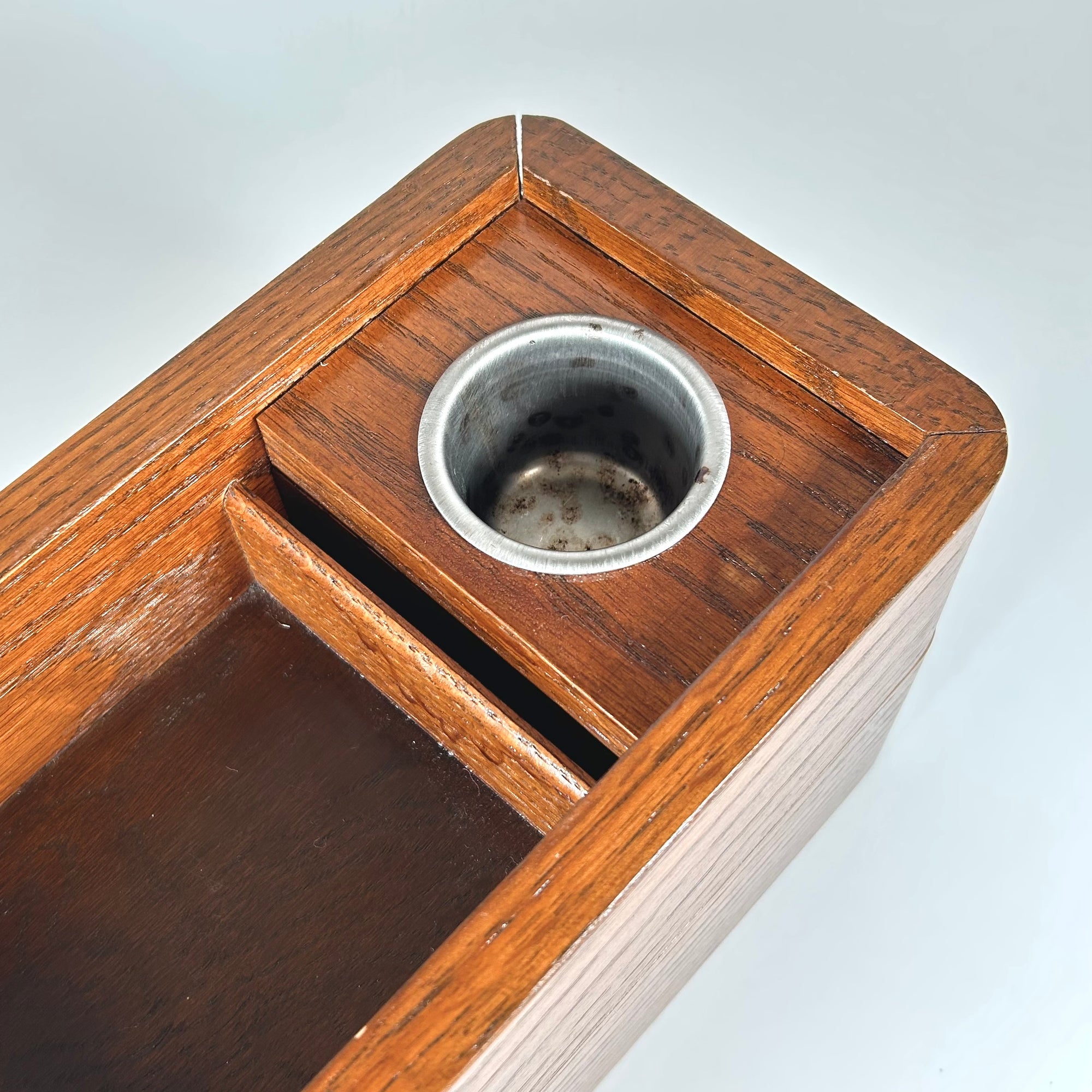 Vintage Sumi-e Painting Artist Box - Wood with Drawer