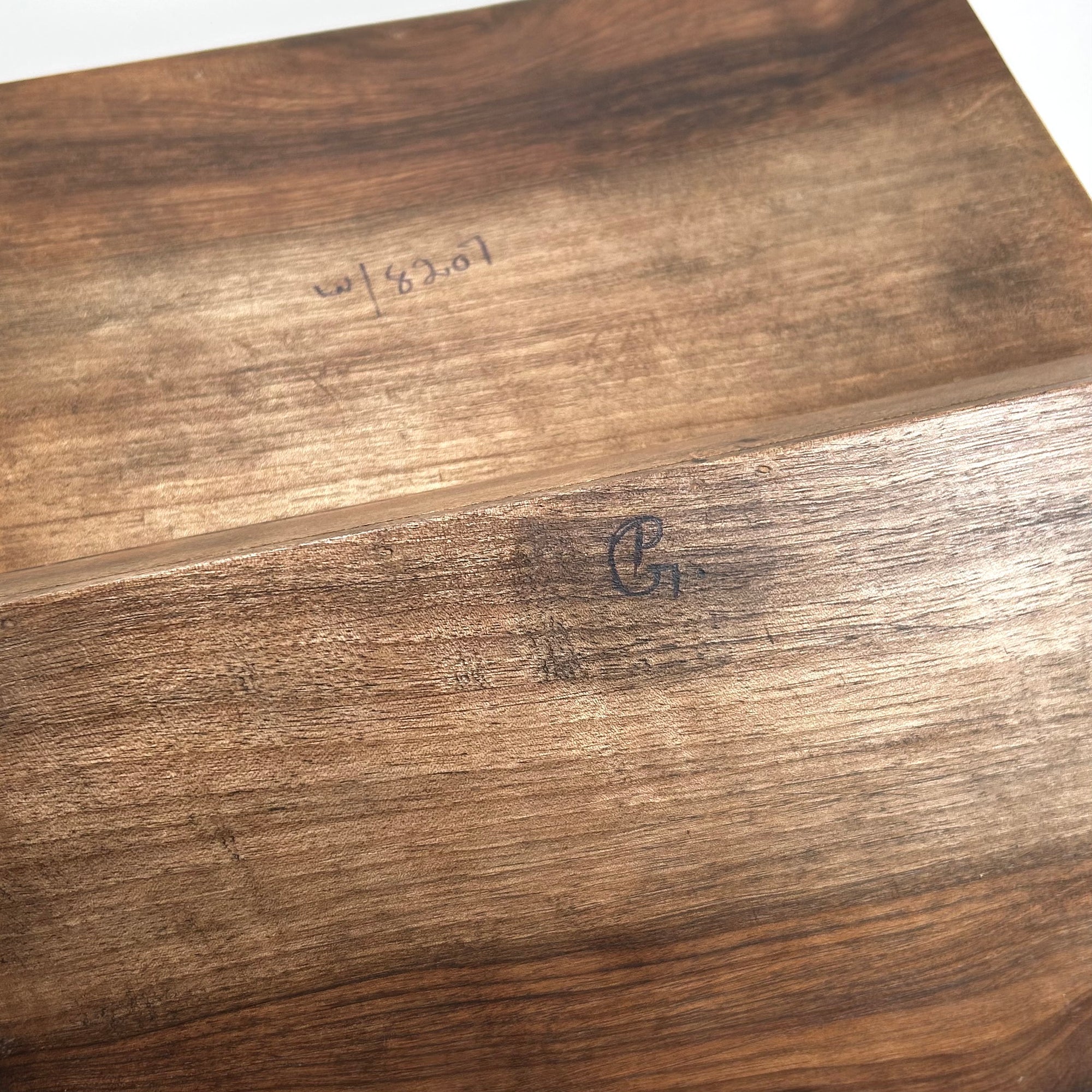 Kashmir Hand Carved Walnut Desktop Box with Chinar Leaf Decorations